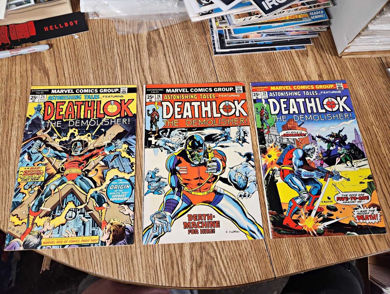Astonishing Tales 25 26 28 1st and 2nd App Deathlok Rick Buckler Marvel 16