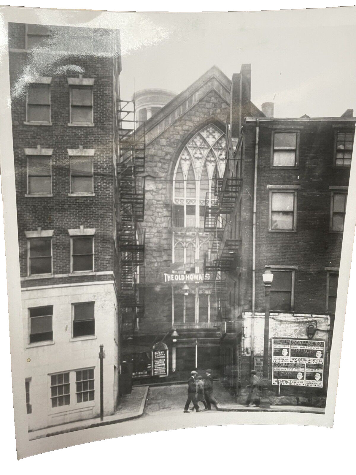 The Old Howard Theatre Photo Athenaeum Burlesque Boston MA Scollay Vtg 8x10