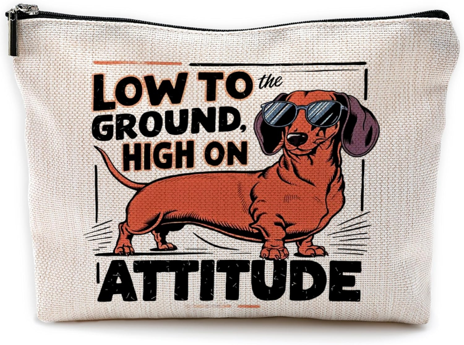 Dachshund Makeup Bag, Dachshund Gifts for Women Dachshund Lovers, Wiener Dog Gif Dachshund Makeup Bag, Dachshund Gifts for Women Dachshund Lovers, Wiener Dog Gif