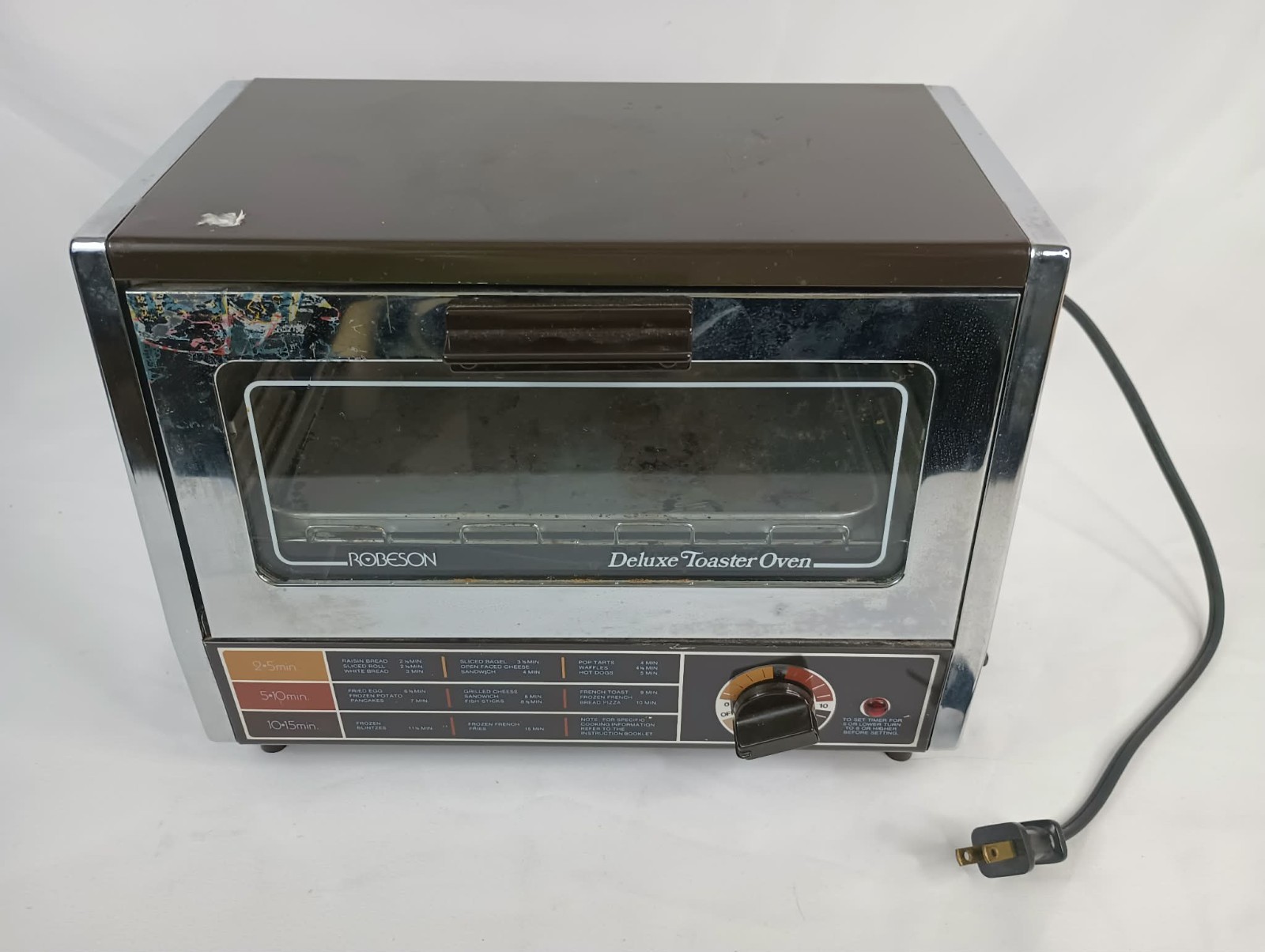 Vintage Toaster Oven ROBESON Deluxe CHROME Retro 03-1803-59 Japan 15 Min. Timer Vintage Toaster Oven ROBESON Deluxe CHROME Retro 03-1803-59 Japan 15 Min. Timer