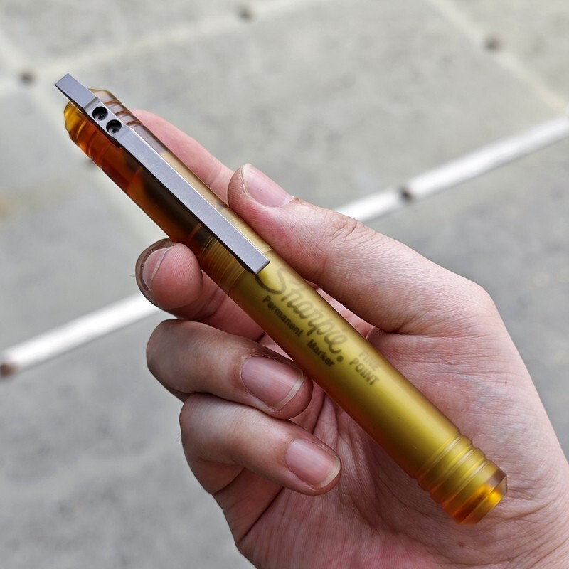 Ultem PEI Titanium Alloy Pocket Pen Collection Multi-functional Portable EDC Pen Ultem PEI Titanium Alloy Pocket Pen Collection Multi-functional Portable EDC Pen