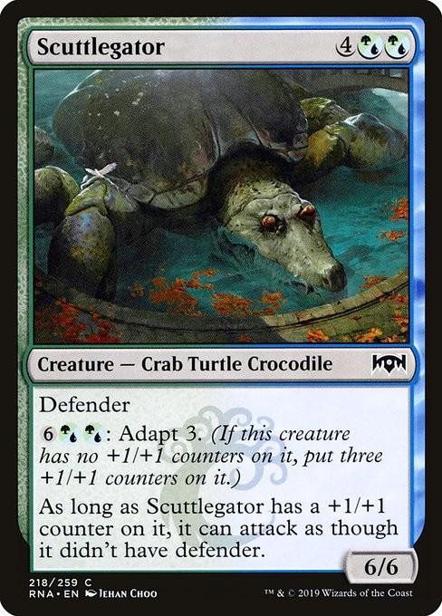 [MTG] Scuttlegator (218) (RNA) LP-HP