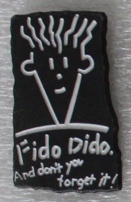 1985 SEVEN UP / 7 UP FIDO DIDO Lapel Pin 3 x 1.75 cm (1.2\