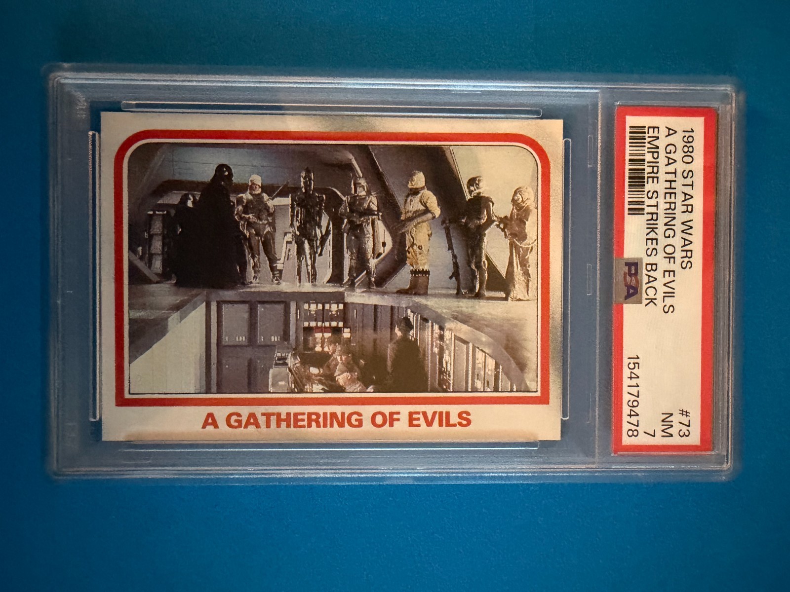 A Gathering of Evils - 1980 Topps Star Wars: the Empire Strikes Back #73 PSA 7
