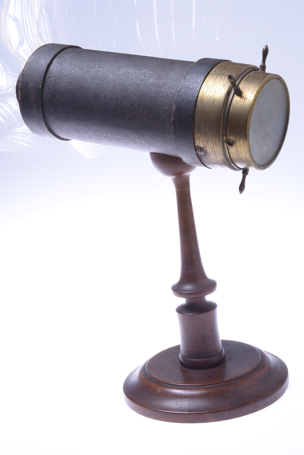 ✅ C.G. BUSH ANTIQUE KALEIDOSCOPE C. 1875 W/ ORIGINAL FLUID FILLED & OTHER GLASS