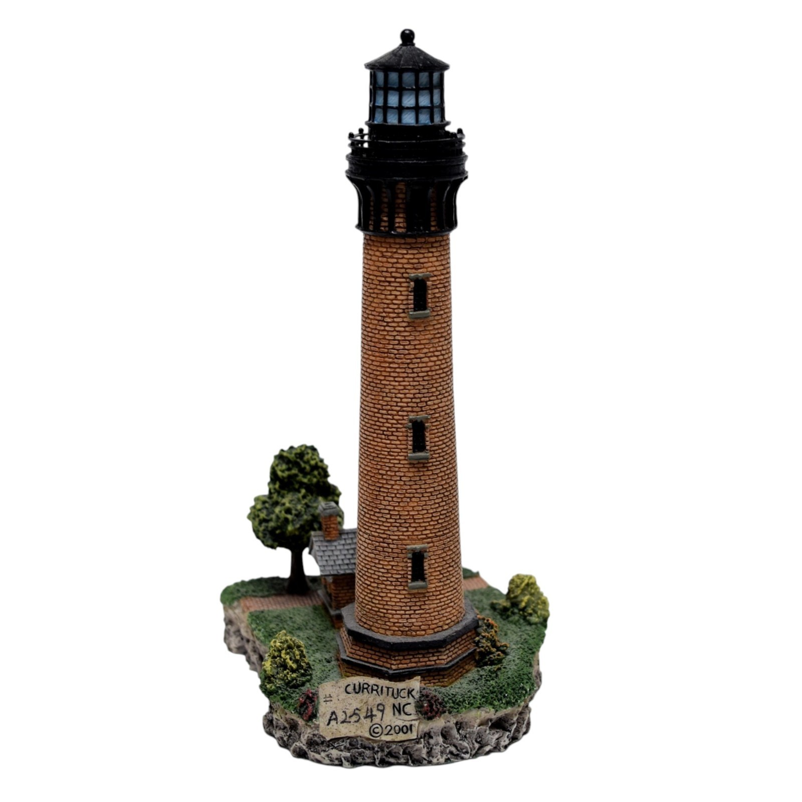 Harbour Lights Currituck, NC Lighthouse Figurine GLOW HL#436 Vintage 2001 Gift