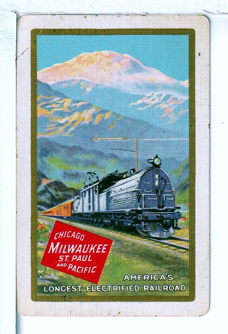 Single Railroad Playing Card 