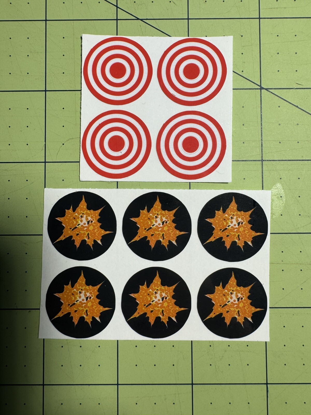 1980 Williams “Firepower” Pinball Machine Vinyl Drop Target Stickers/Decals 1980 Williams “Firepower” Pinball Machine Vinyl Drop Target Stickers/Decals