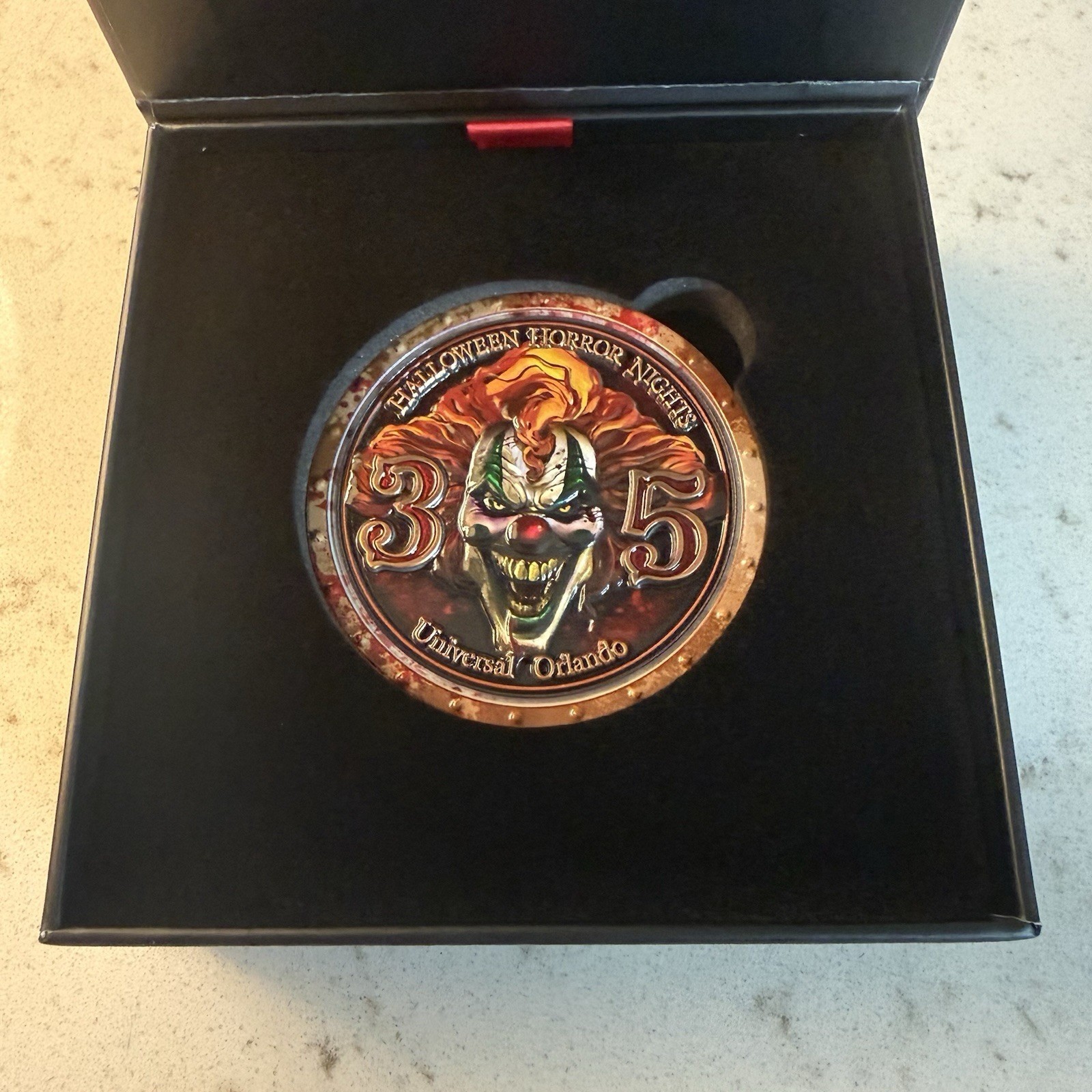 Halloween Horror Nights HHN 35 Jack the Clown Dr Oddfellow Limited Edition Coin Halloween Horror Nights HHN 35 Jack the Clown Dr Oddfellow Limited Edition Coin