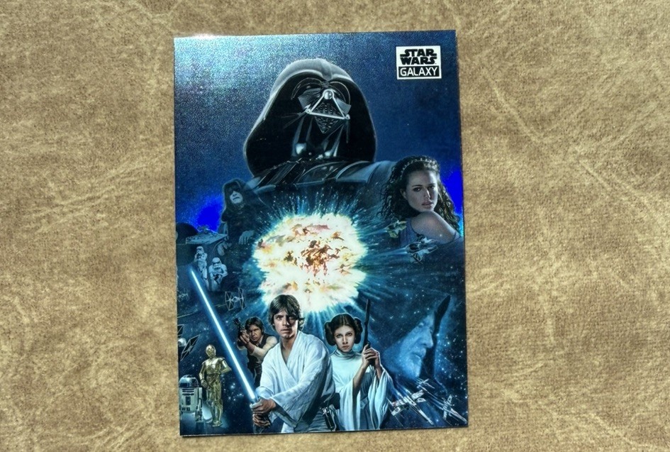 2021 Topps Chrome Star Wars Galaxy #48 Empire and Rebellion Refractor 2021 Topps Chrome Star Wars Galaxy #48 Empire and Rebellion Refractor