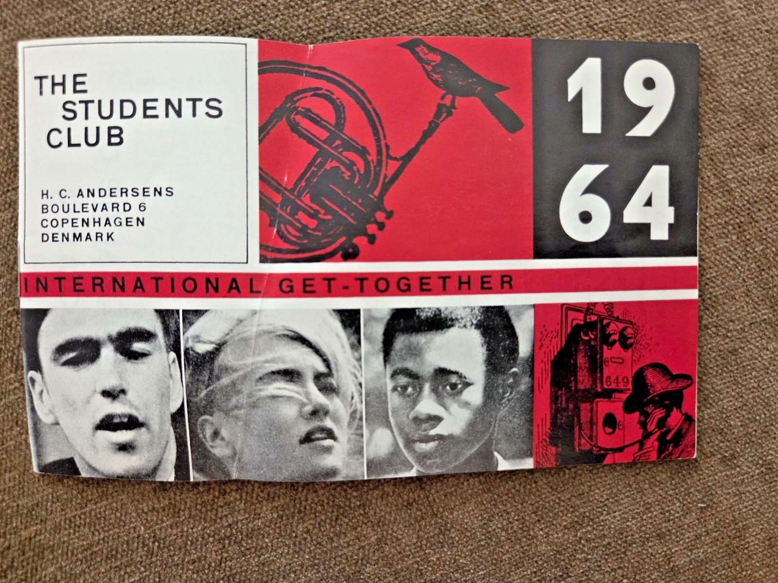 RARE The Students Club International Get-Together 1964 Program Copenhagen DK RARE The Students Club International Get-Together 1964 Program Copenhagen DK