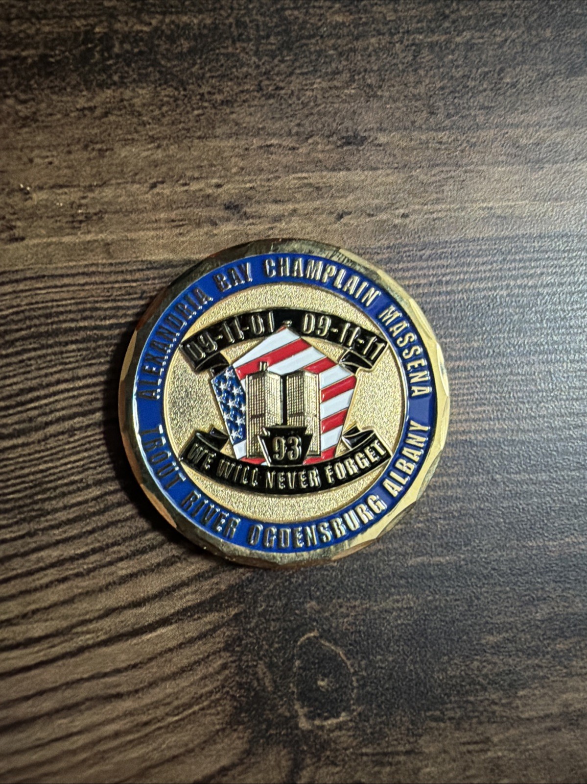CBP NTEU Chapter 138 Northern New York 9/11 Challenge Coin CBP NTEU Chapter 138 Northern New York 9/11 Challenge Coin