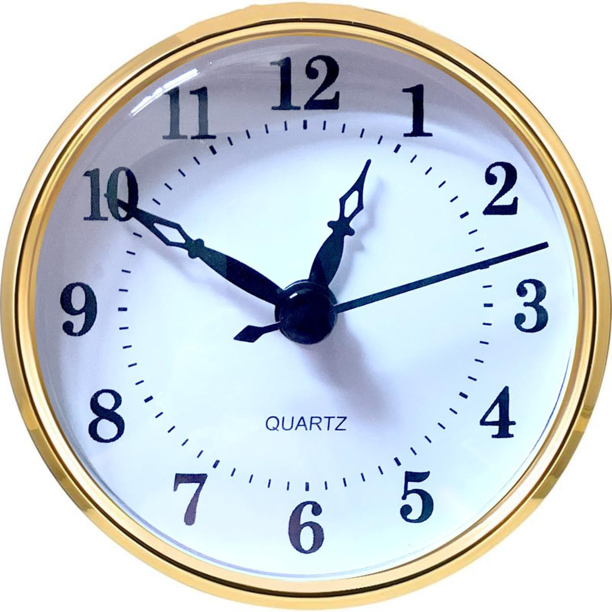 Mini Quartz Clock Insert 3-1/8 Inch (80 Mm) round Quartz Movement Miniature Cloc