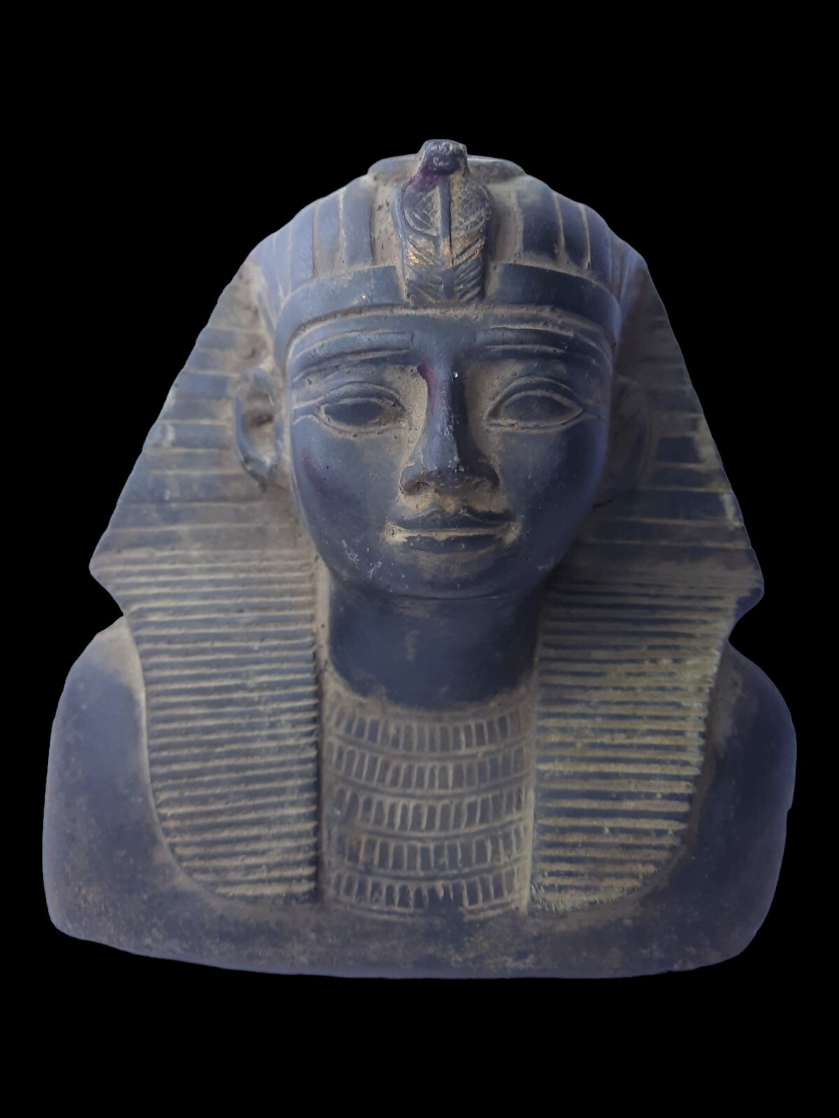 UNIQUE ANTIQUE ANCIENT EGYPTIAN Heavy Stone Bust King Ramses Good Hieroglyphic UNIQUE ANTIQUE ANCIENT EGYPTIAN Heavy Stone Bust King Ramses Good Hieroglyphic