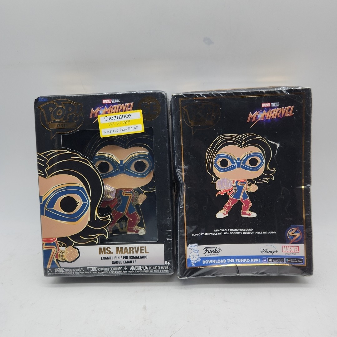 2X Funko Pop Pin Ms. Marvel SE.... 308 2X Funko Pop Pin Ms. Marvel SE.... 308