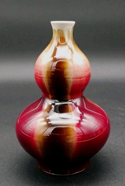 Oxblood Red Jingdezhen Jian Guo Porcelain Factory 5.5