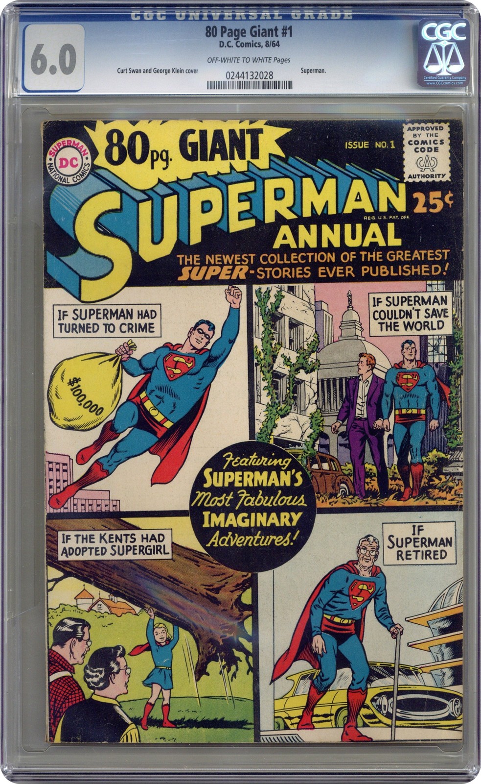 Eighty Page Giant #1 CGC 6.0 1964 0244132028