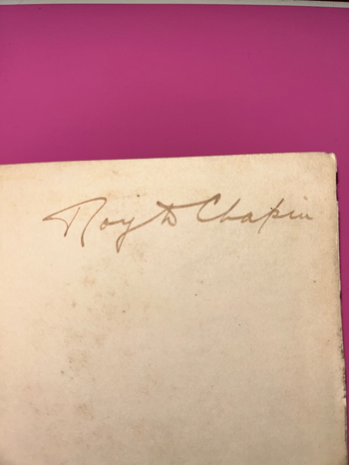 History for sale, Roy D Chaplin signeda book of Inward Ho by Christopher Morley History for sale, Roy D Chaplin signeda book of Inward Ho by Christopher Morley