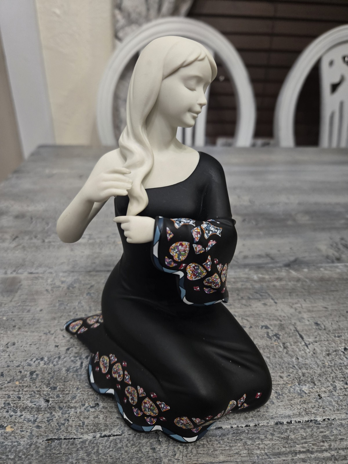 NADAL Resin Sirene's Shyness Numbered Edition 1862 Designed by Valiente NADAL Resin Sirene's Shyness Numbered Edition 1862 Designed by Valiente