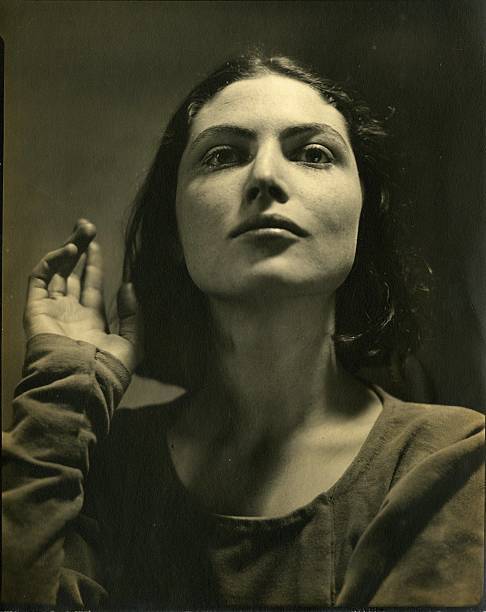 actress Winifred Lenihan in character as Saint Joan wearing a da 1930s Old Photo
