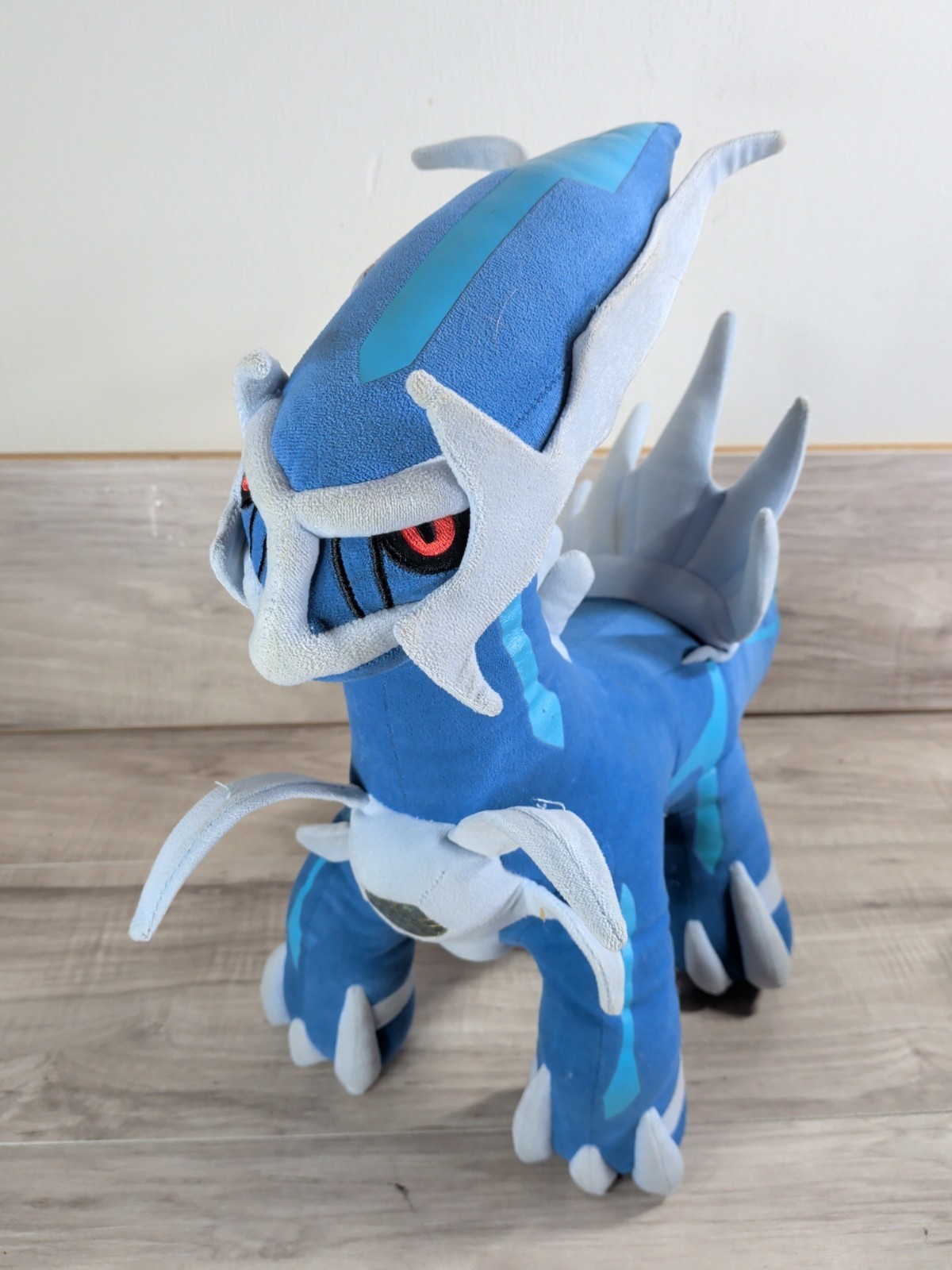 Dialga N296 Pokemon Diamond and Pearl Jakks Pacific 2007 Large Plush 16\