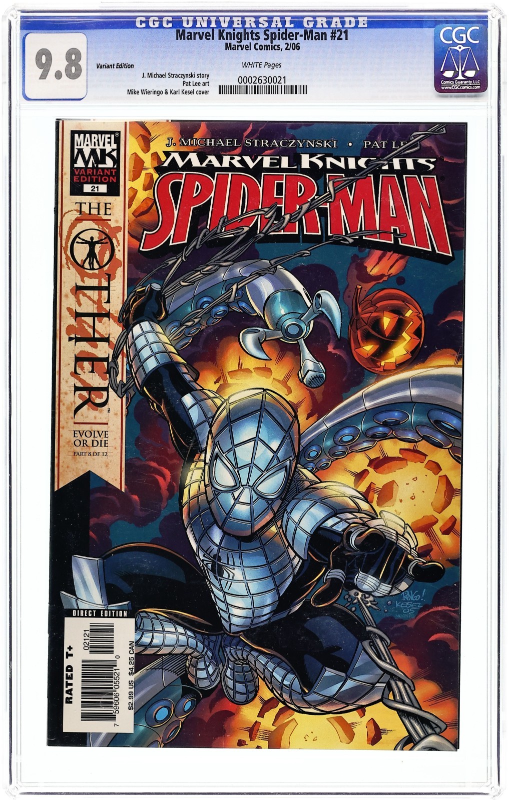 Marvel Knights Spider-Man #21B - 2006 - CGC 9.8 - Mike Wieringo & Karl Kesel