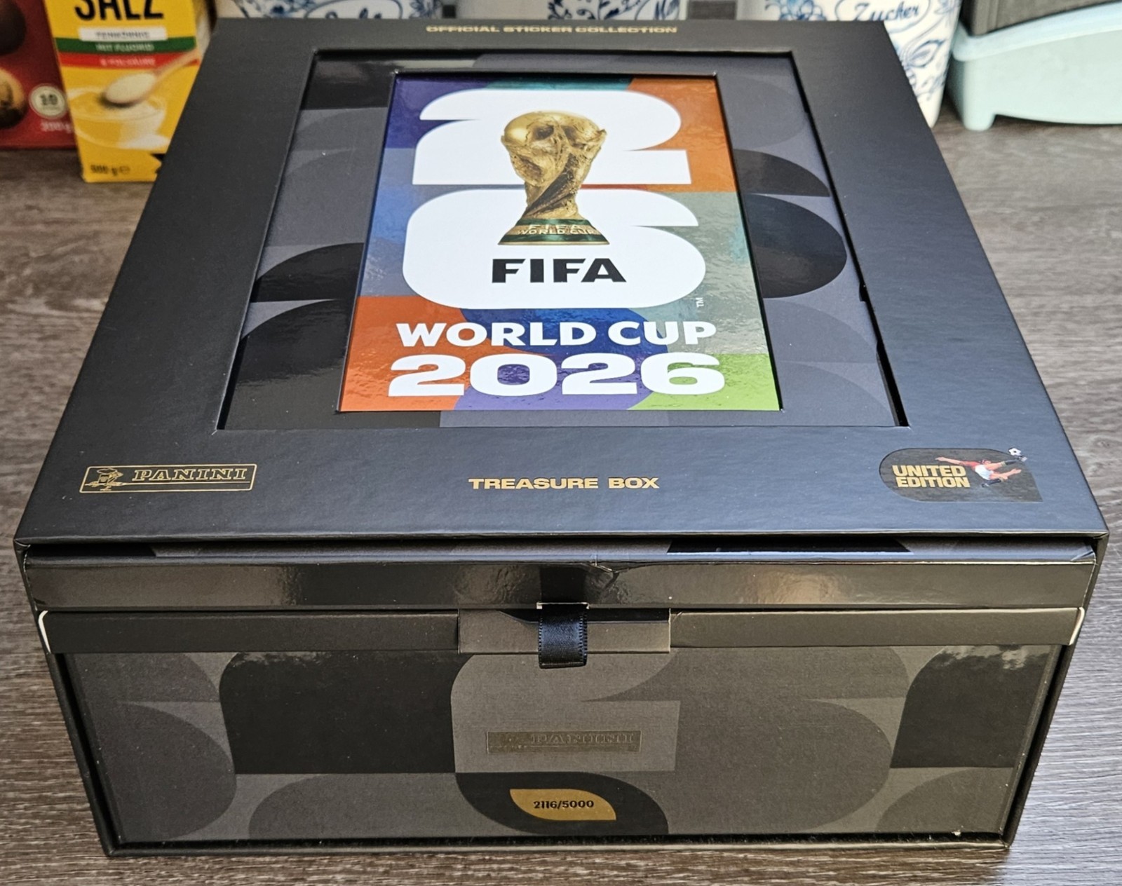 Panini FIFA World Cup 2026 Treasure Box United Edition LIMITED /5000 Complete 