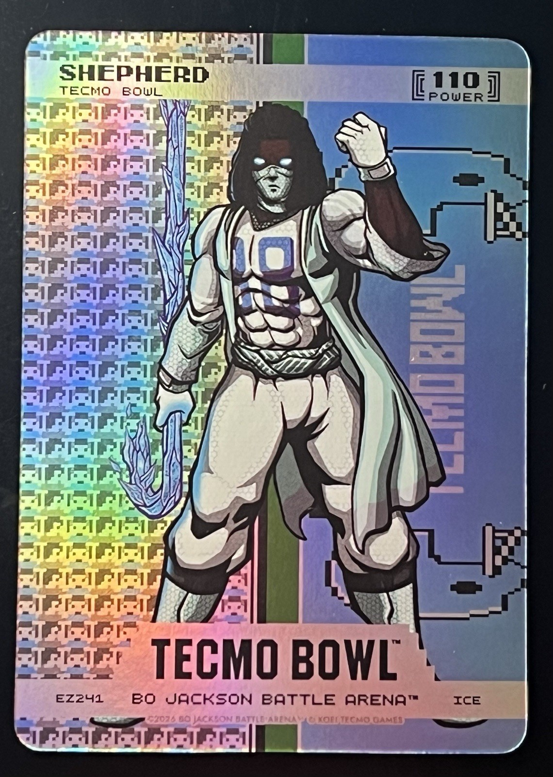 Tecmo Bowl Bo Jackson Battle Arena Shepherd CeeDee Lamb Endzone Ice Battlefoil Tecmo Bowl Bo Jackson Battle Arena Shepherd CeeDee Lamb Endzone Ice Battlefoil