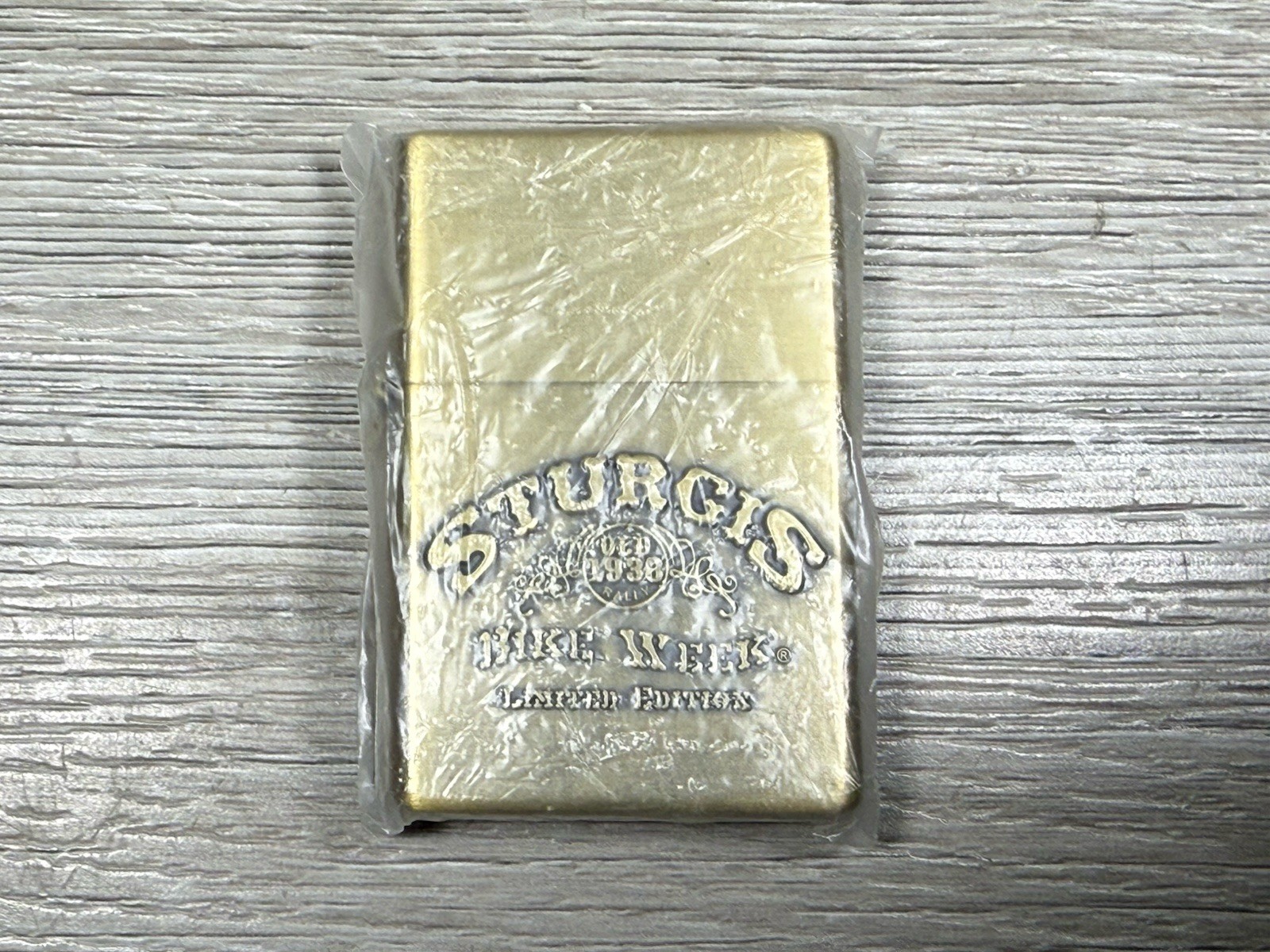 Vtg. Harley Davidson STURGIS BIKE WEEK Limited Edition LIGHTER  NIP Old 1938