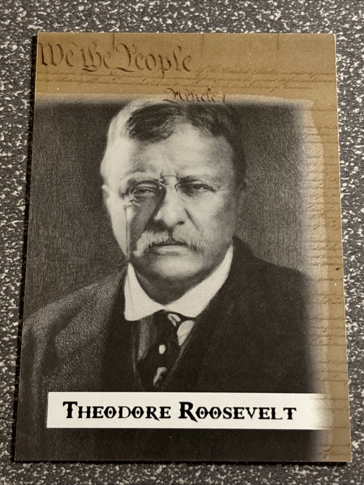 Theodore Roosevelt 2020 Historic Autograph Company Sports Card #26 #ed 122/299 Theodore Roosevelt 2020 Historic Autograph Company Sports Card #26 #ed 122/299