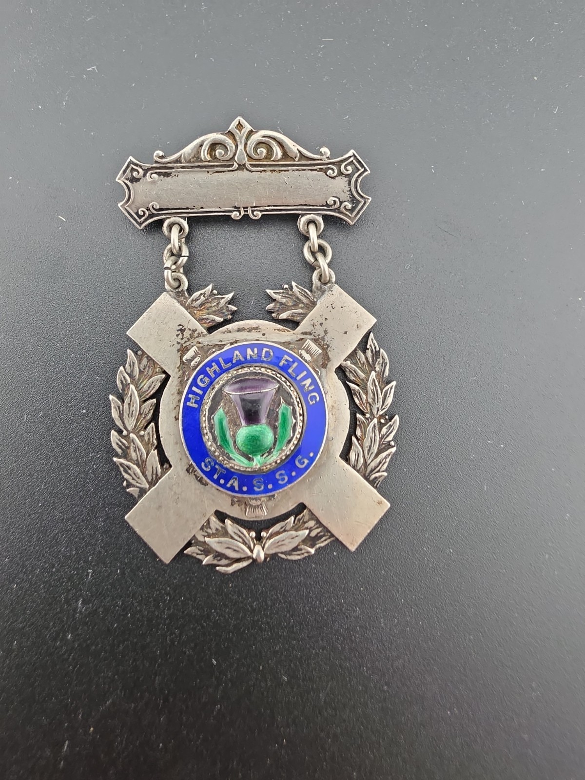 1915 Sterling Silver Scottish Highland Fling Competition Medal – Bastian Bros.