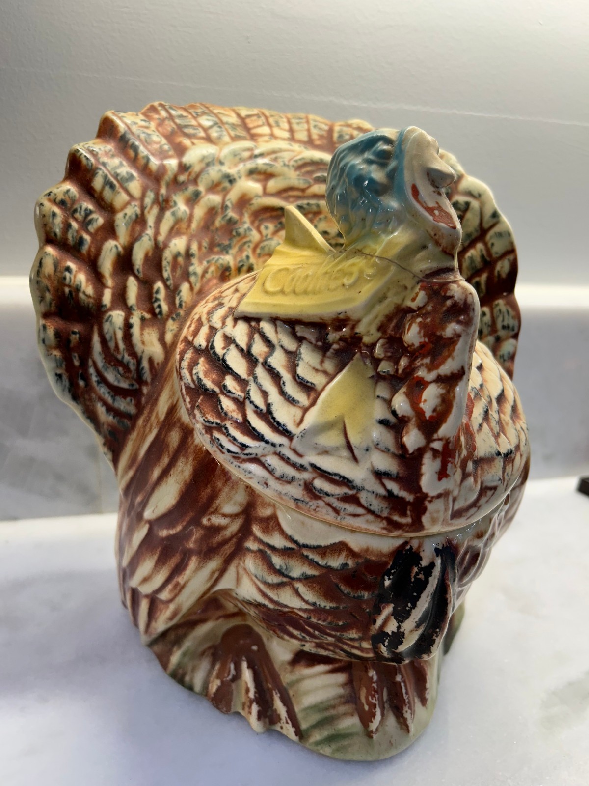 Vintage McCoy Turkey Cookie Jar, 1950's Era, Preowned