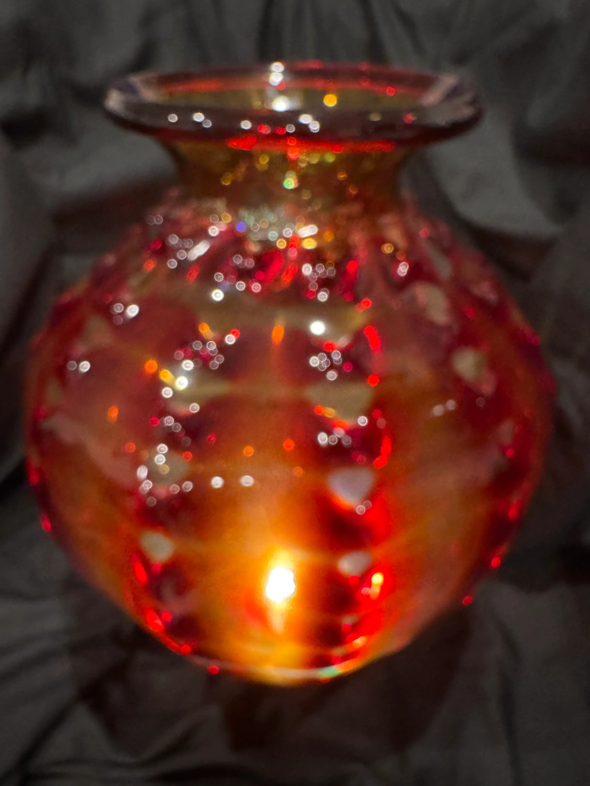 Fratelli Toso Murano Glass Vase with Rare Technique - 14 Fratelli Toso Murano Glass Vase with Rare Technique - 14