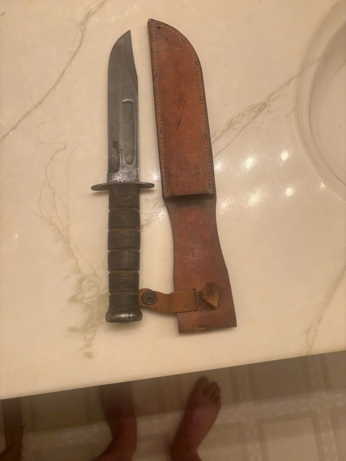 Vintage KA-BAR Fighting Knife 7\