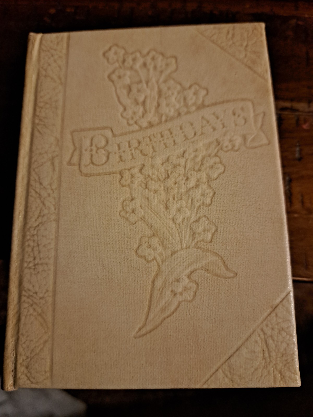 Vintage 1942 Augsberg Birthday Book-unused