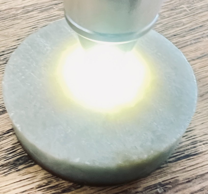 Old Stock Taiwanese Nephrite Rare Jade Round 446ct Old Stock Taiwanese Nephrite Rare Jade Round 446ct