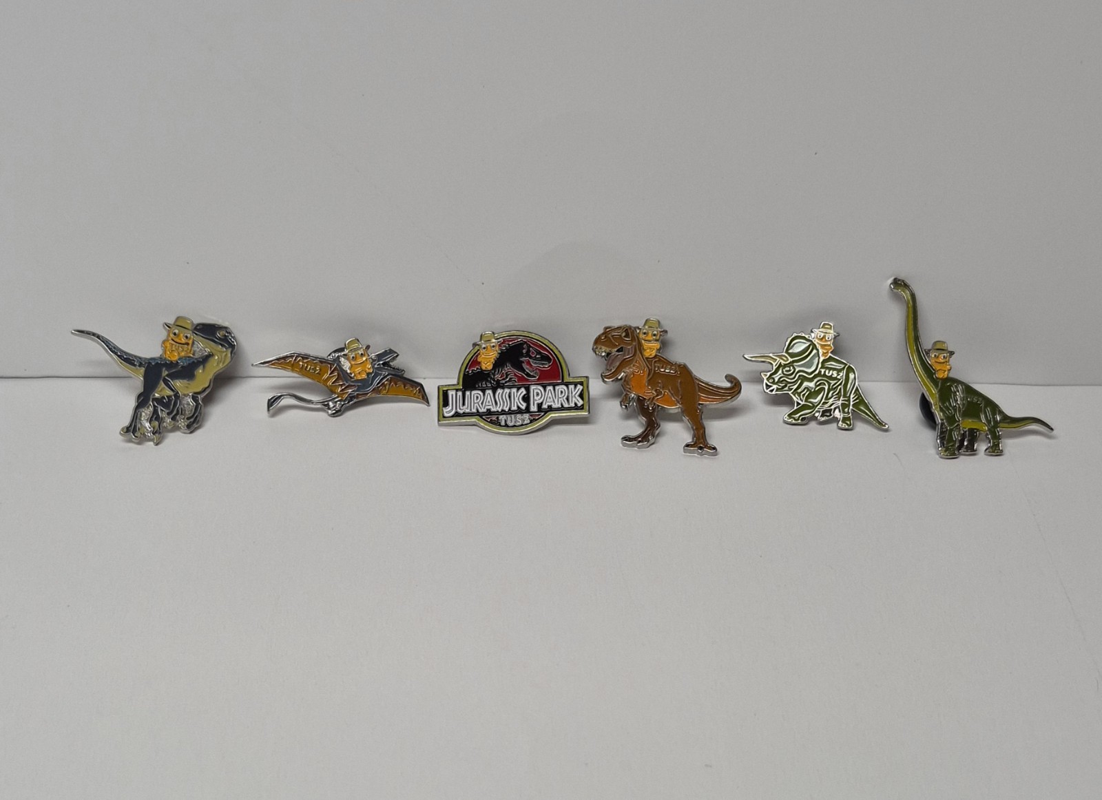 Amazon Peccy Pins TUS2  Jurassic Park Set Of 6