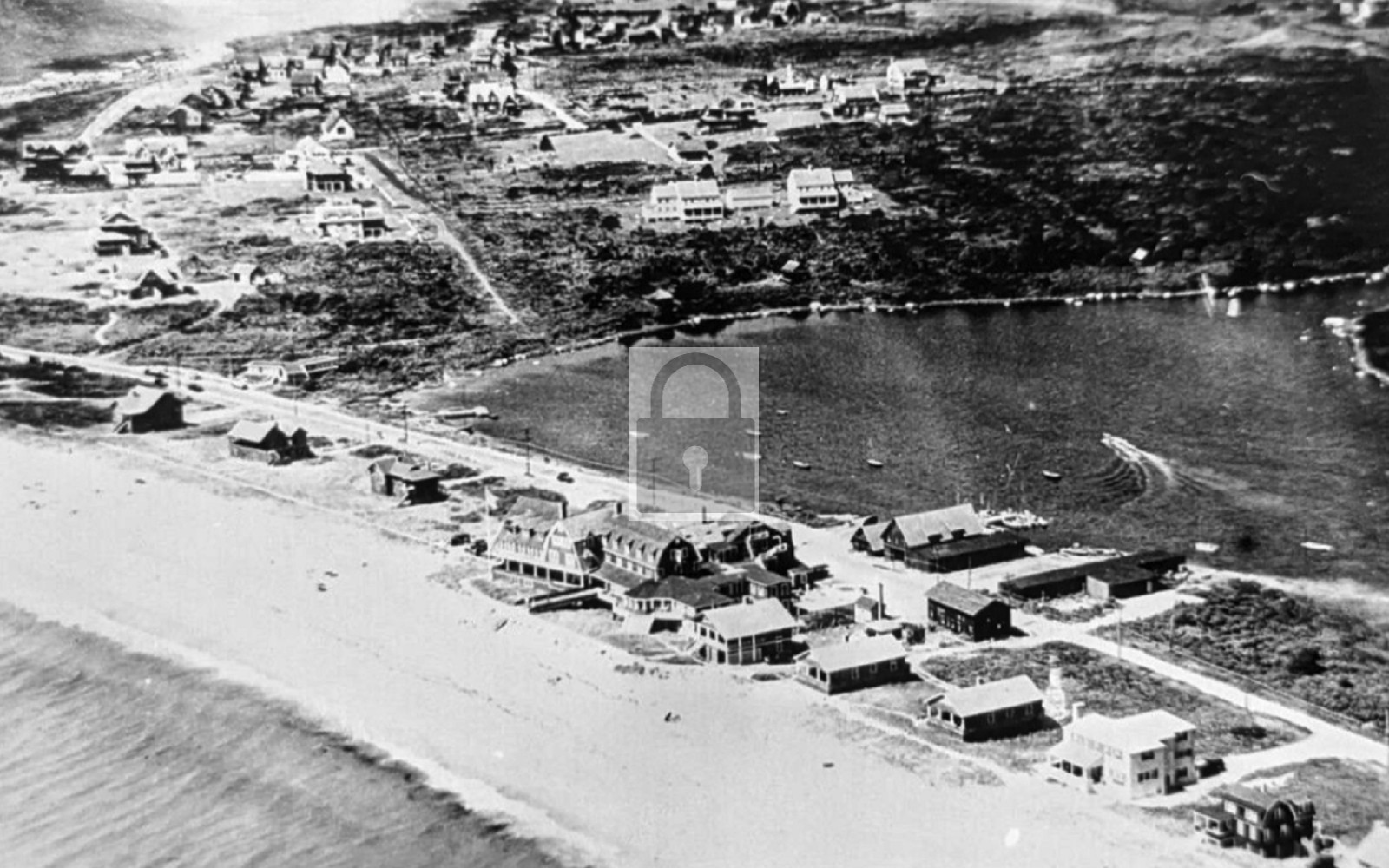 Aerial View Weekapaug Rhode Island RI - Reprint