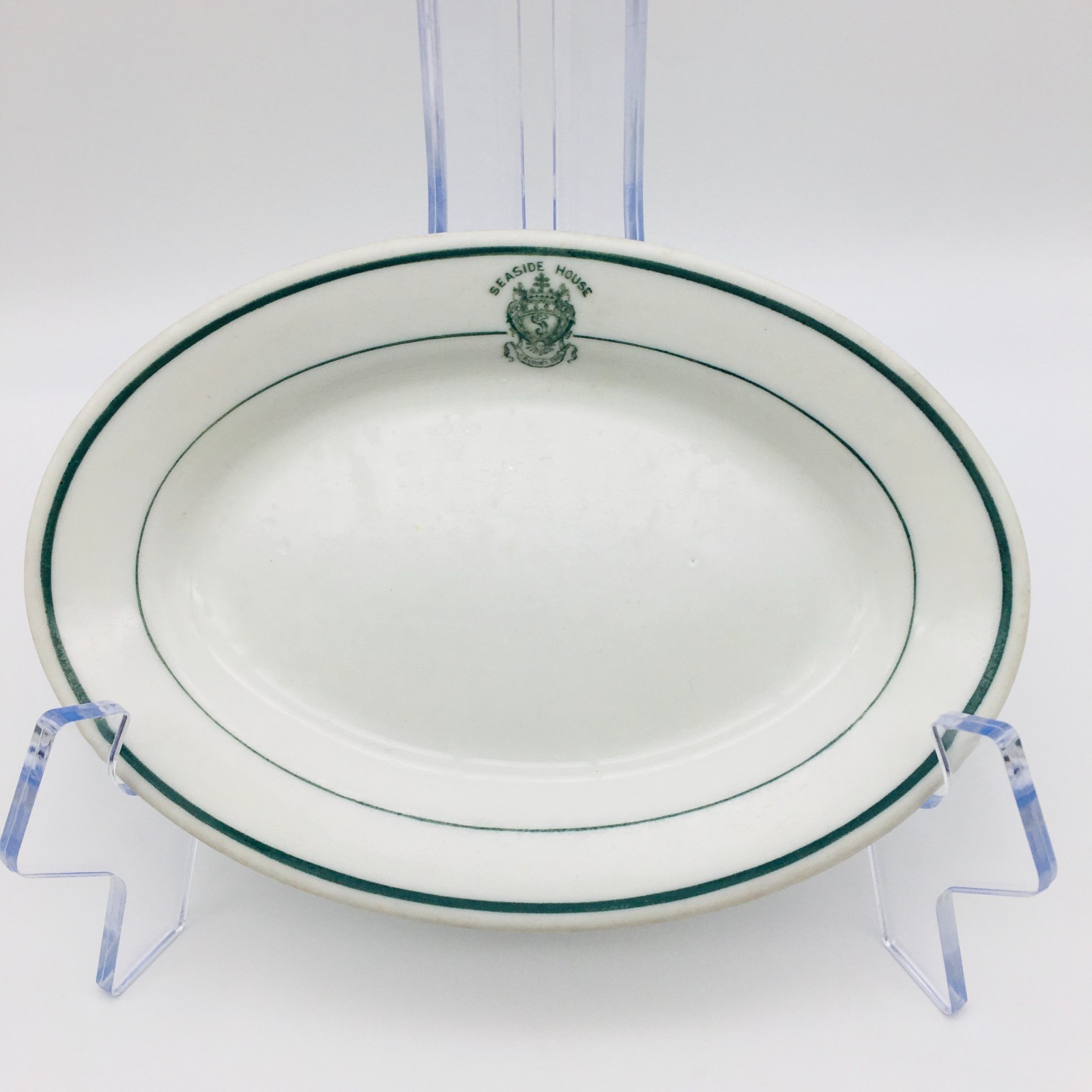 Maddock China Co. Atlantic City Seaside House Hotel China Small Platter 1909 Era