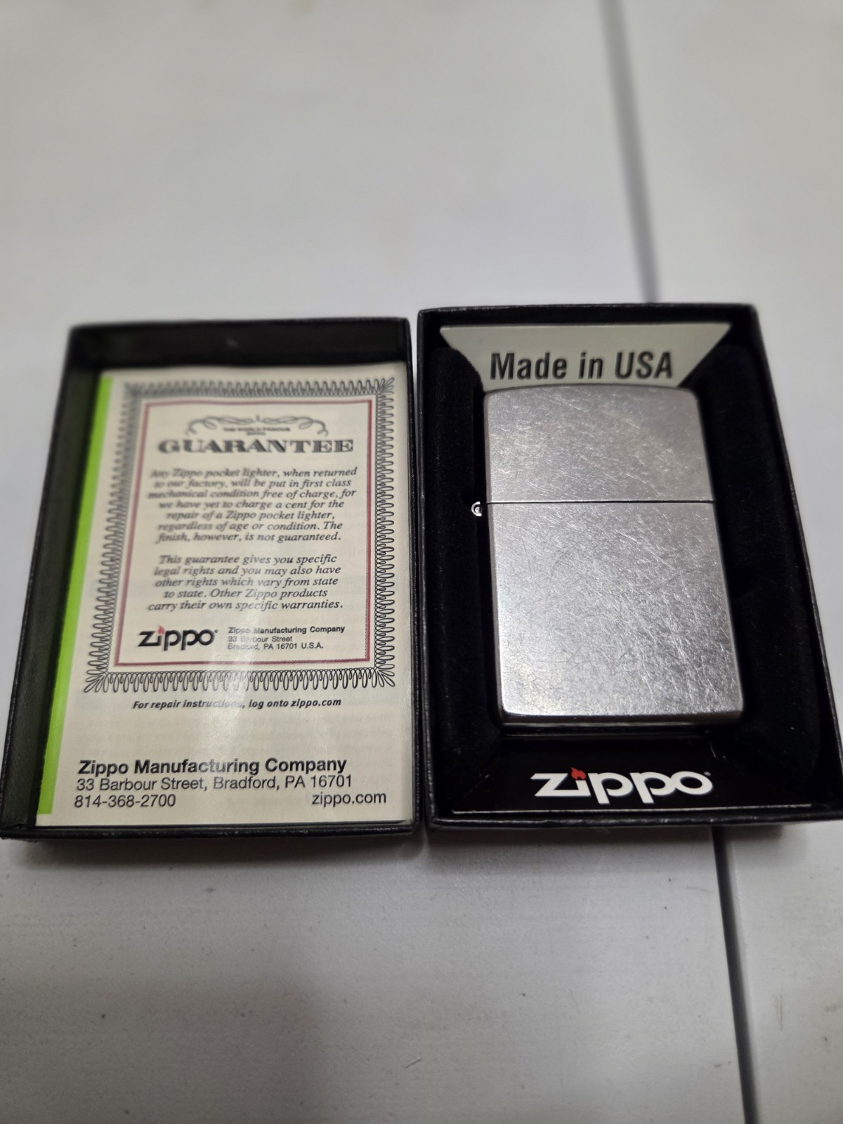 Zippo Lighter #207 Regular Street Chrome New In Box 2019 Zippo Lighter #207 Regular Street Chrome New In Box 2019