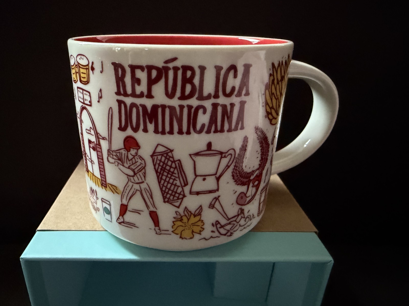 Starbucks DISCONTINUED Dominican Republic BEEN THERE 14 oz Mug.  NIB w/ SKU.