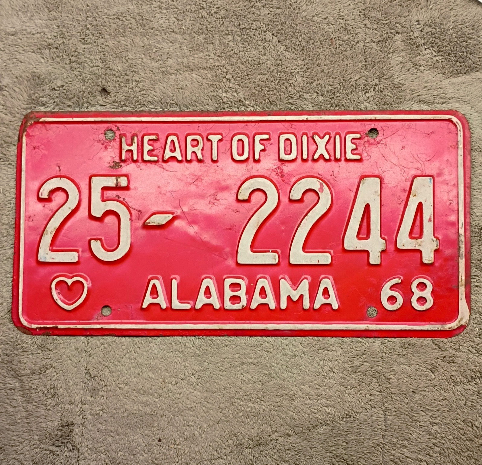 Vintage 1968 Alabama \