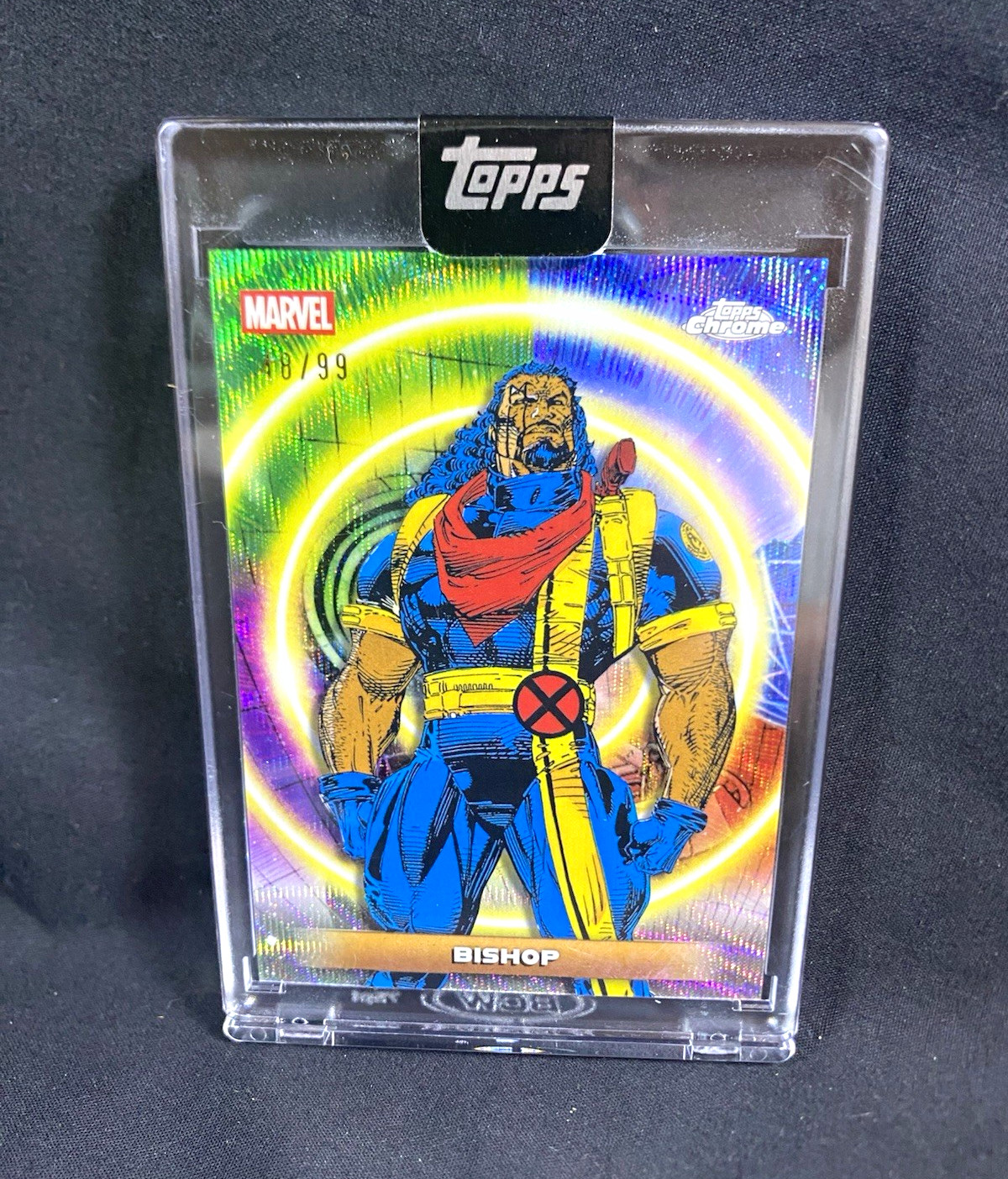 Bishop - 2024 Topps Chrome Marvel Cerebro Encased 18/99  #48