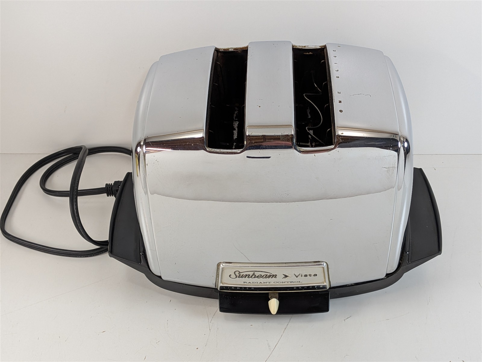Vintage SUNBEAM Vista VT-40 Radiant Control Auto Drop Works Toaster