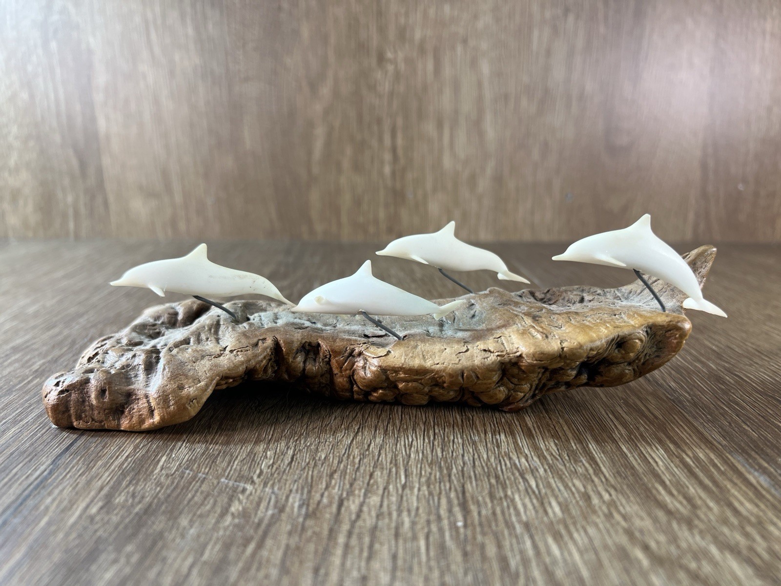 Vintage John Perry Dolphin Pod Unique Piece 8”L