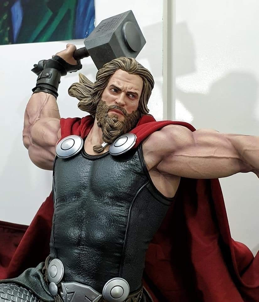 Sideshow Thor Brimstone Custom OOAK Portrait 1/4 Scale Custom Fan Art Statue Sideshow Thor Brimstone Custom OOAK Portrait 1/4 Scale Custom Fan Art Statue