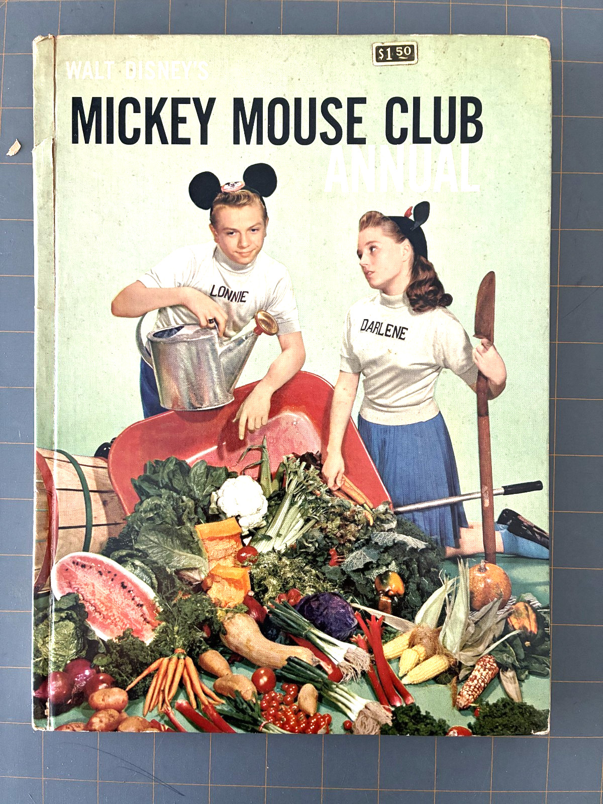 1957 Walt Disney Mickey Mouse Club Annual w/ Multiple Autographs