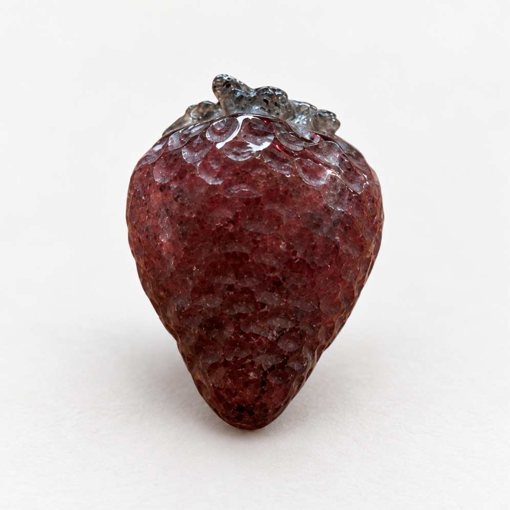 Strawberry Quartz Strawberry Crystal Carving 1.5 Strawberry Quartz Strawberry Crystal Carving 1.5