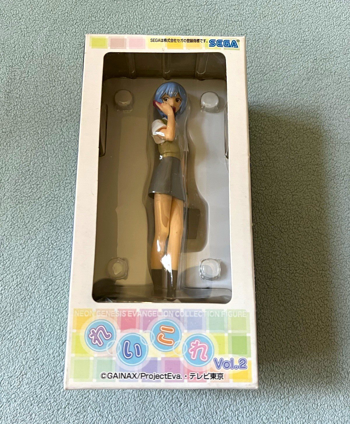 Ayanami Rei School Uniform Anime Figure Rei Colle Vol.2 Neon Genesis Evangelion