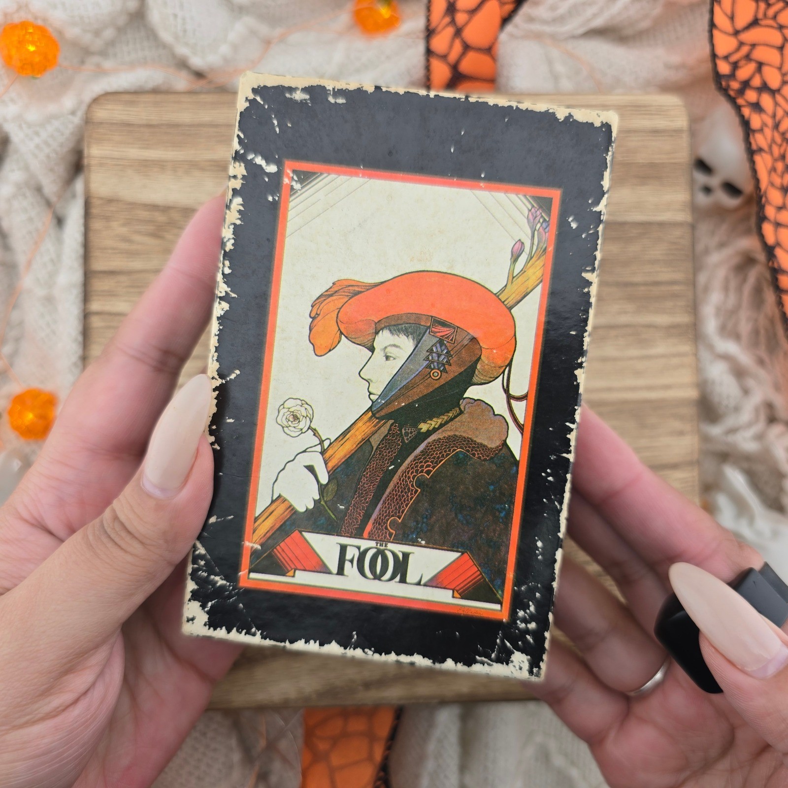 Aquarian Tarot Orange Ouroburos Cards 78 Card Complete Deck 1970 Vintage
